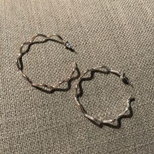 Silver Hoop Earrings